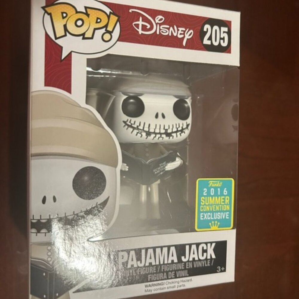 Funko Pop Pajama Jack Skellington #205 Disney The Nightmare Before Christmas